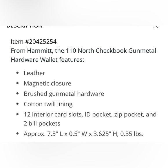 NWT, Hammitt Tom Zip Hobo Bag & 110 North Wallet in Black/Gunmetal - Picture 7 of 10